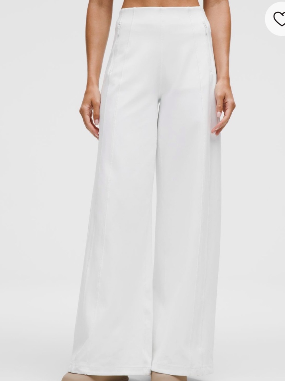 Lululemon Define High-Rise Wide-Leg Pant — White